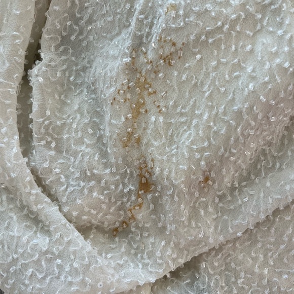 Vintage Jenny Packman gown. Preowned . With stains. No size. Fits 4 - Picture 14 of 14